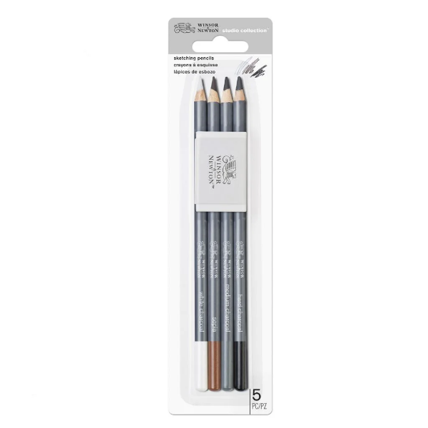 Winsor & Newton Studio Collection 6 crayons Graphite 