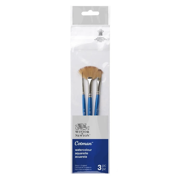 Picture of W&N COTMAN WATERCOLOUR BRUSH SET OF 3-5390608