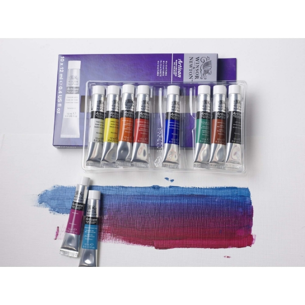 Picture of WN ARTISAN WATER MIXABLE OIL COLOUR SET 10X12ML
