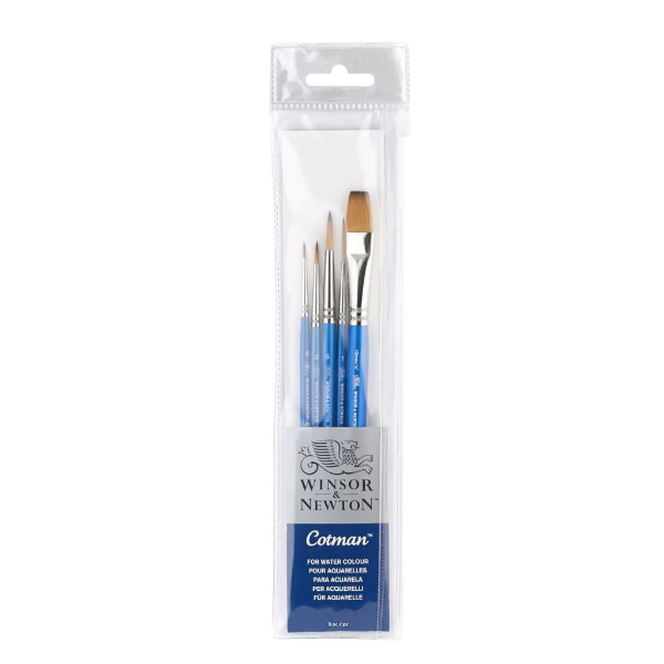 Picture of Winsor & Newton Cotman Wc Short Handle Brush Set Of 5