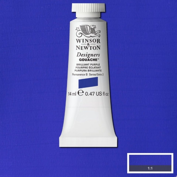 Picture of Winsor & Newton Designers Gouache 14ml - SR2 - Brilliant Purple 