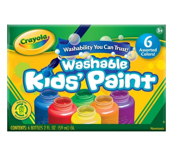 Picture of Crayola Washable Kids Glitter Paint - 6 Colours