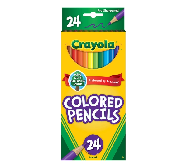 Picture of CRAYOLA COLORED PENCILS SET OF 24-2024