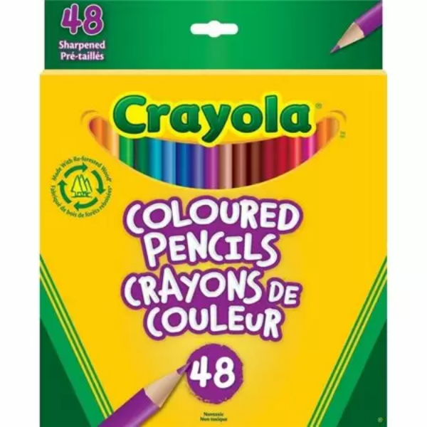 Picture of CRAYOLA COLORED PENCIL SET OF 48