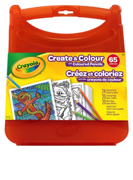 Picture of CRAYOLA CREATE & COLOURED PENCIL SET OF 65