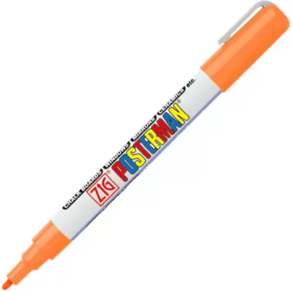 Picture of Zig Posterman Marker Florescent Orange - 1mm Fine  