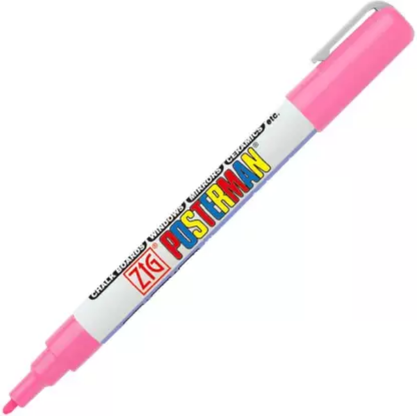 Picture of Zig Posterman Marker Florescent Pink - 1mm Fine