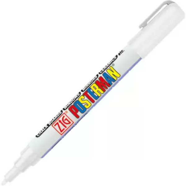 Picture of Zig Posterman Marker White - 1mm Fine  
