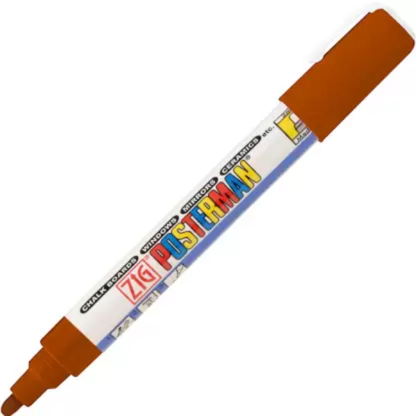 Picture of Zig Posterman Marker Brown - 2mm Medium    