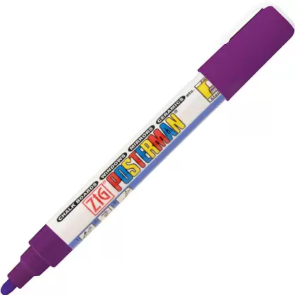 Picture of Zig Posterman Marker Violet - 2mm Medium