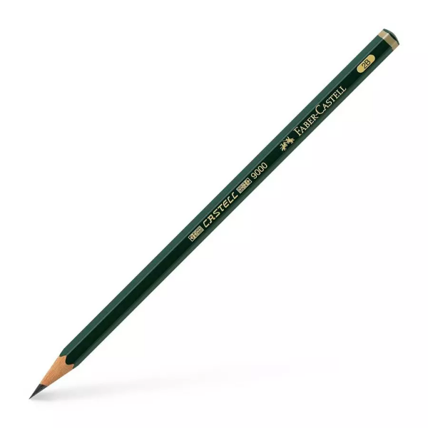 Picture of Faber Castell 9000 Graphite Pencil - 2B