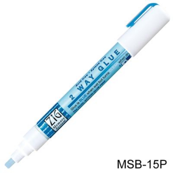 Picture of ZIG 2 WAY GLUE PEN 15MM CHISEL TIP MSB-15M