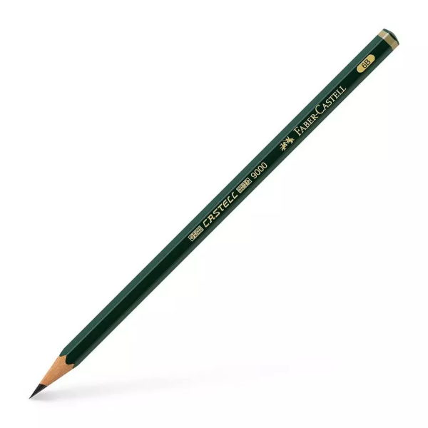Picture of Faber Castell 9000 Graphite Pencil - 6B
