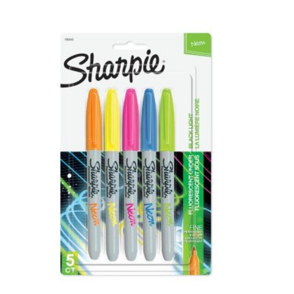 Picture of SHARPIE FINE PERMANENT MARKER NEON SET OF 5-1860443