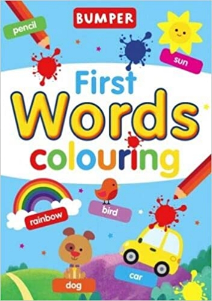 Picture of Bumper First Words Colouring Book By Brown Watson