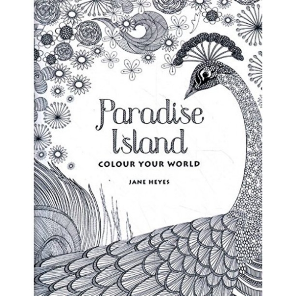 Picture of Paradise Island Colour Your World by Jane Heyes