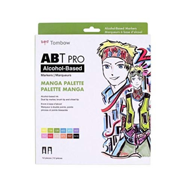 Picture of TOMBOW ABT PRO DUAL BRUSH PEN SET OF 12-MANGA