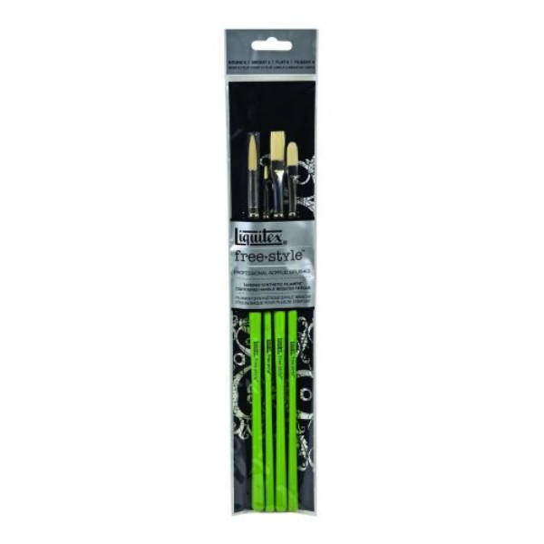 Picture of Liquitex Freestyle Traditional Brush - Set of 4 