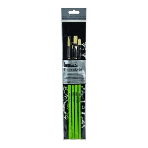 Picture of Liquitex Freestyle Traditional Brush - Set of 4 