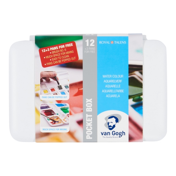 Picture of Royal Talens Van Gogh Pocket Watercolor (Set of 12)