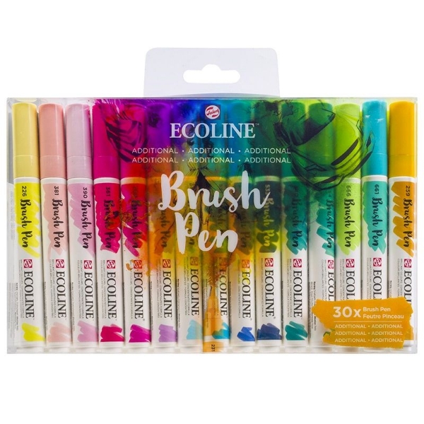 Picture of Ecoline Additional Brush Pen Set of 30 