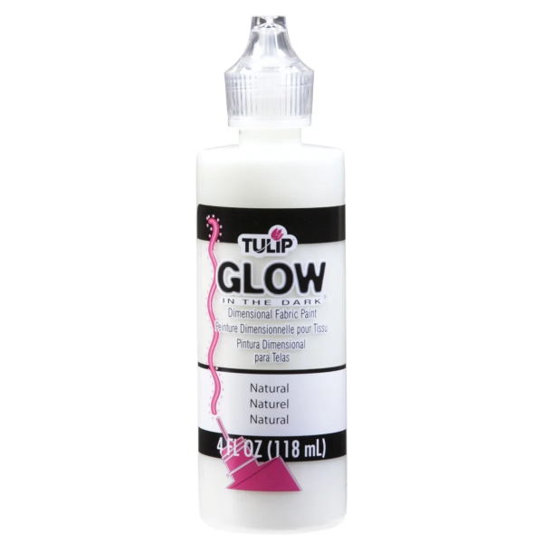Picture of Tulip Dimensional Fabric Paint Glow in the dark -  Natural 118ml 