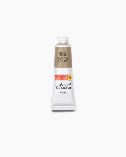 Picture of Camlin Artists Oil Colour Tube - SR1 40ml Davy's Grey (105)