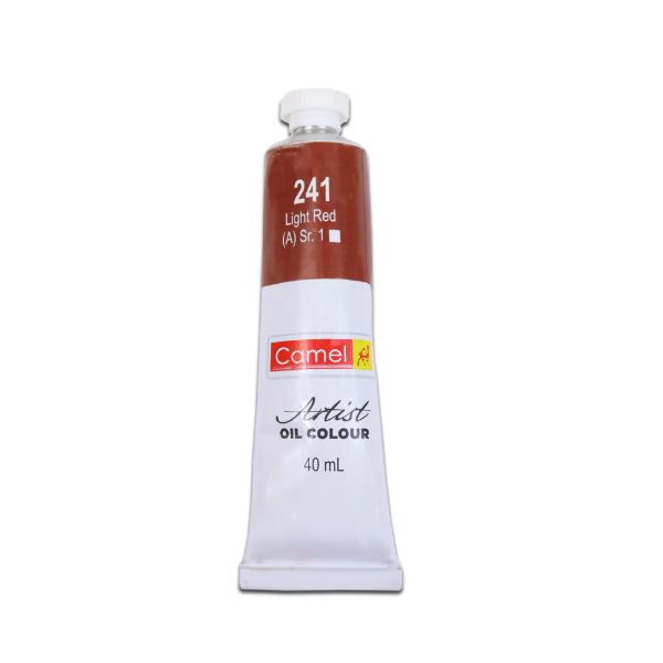 Picture of Camlin Artists Oil Colour Tube - SR1 40ml Light Red (241)