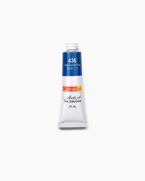 Picture of Camlin Artists Oil Colour Tube SR1 - 40ml Ultramarine Blue (436)