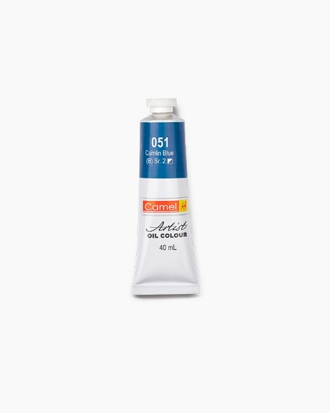 Picture of Camlin Artists Oil Colour Tube - SR2 40ml Camlin Blue (051)