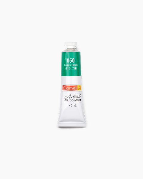 Picture of Camlin Artists Oil Colour Tube - SR2 40ml Camlin Green (050)