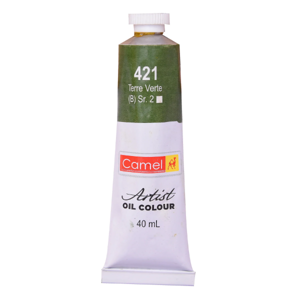 Picture of Camlin Artists Oil Colour Tube - SR2 40ml Terre Verte (421)