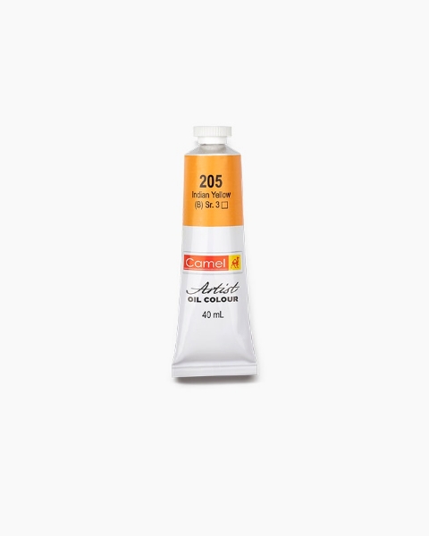 Picture of Camlin Artists Oil Colour Tube - SR3 40ml Indian Yellow (205)