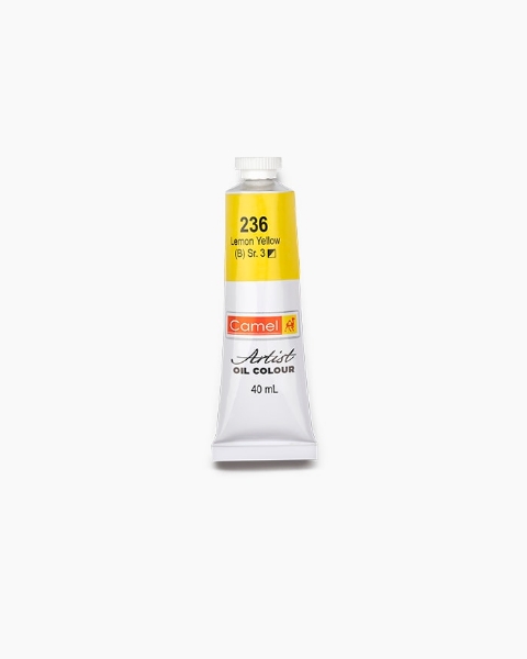 Picture of Camlin Artists Oil Colour Tube - SR3 40ml Lemon Yellow (236)