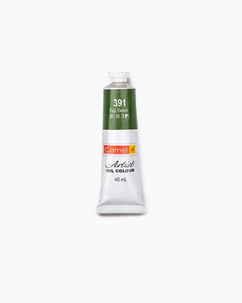 Picture of Camlin Artists Oil Colour Tube SR3 40ml Sap Green (391)