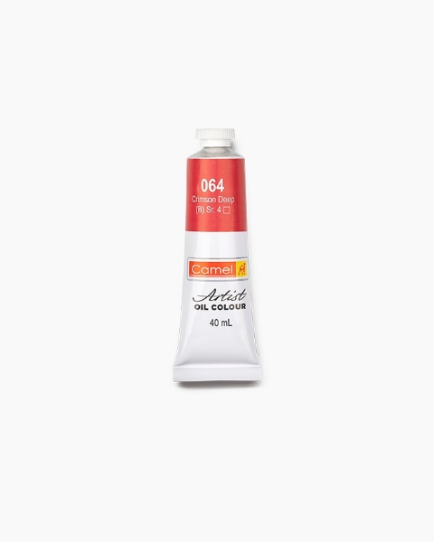 Picture of Camlin Artists Oil Colour Tube SR4 40ml Crimson Deep (064)