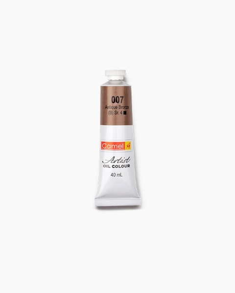 Picture of Camlin Artists Oil Colour Tube SR4 40ml Antique Bronze (007)