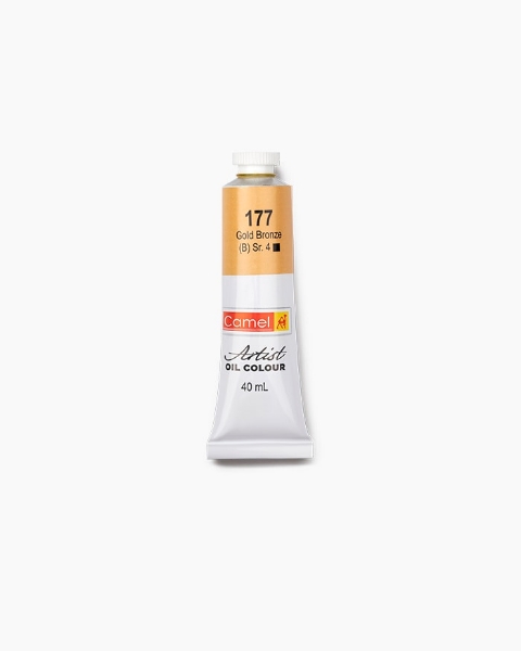 Picture of Camlin Artists Oil Colour Tube SR4 40ml Gold Bronze (177)