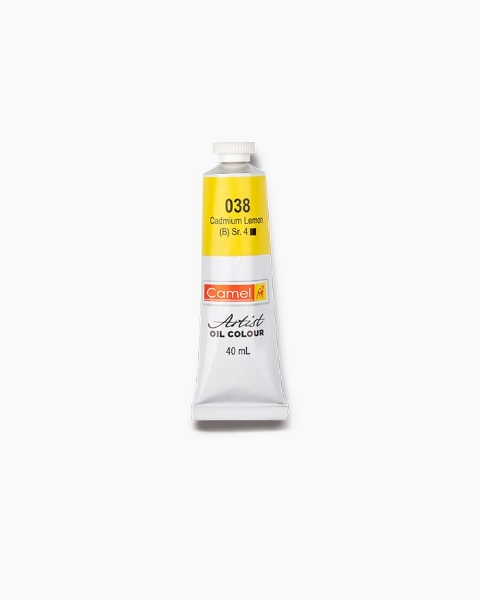 Picture of Camlin Artists Oil Colour Tube SR4 40ml Cadmium Lemon (038)