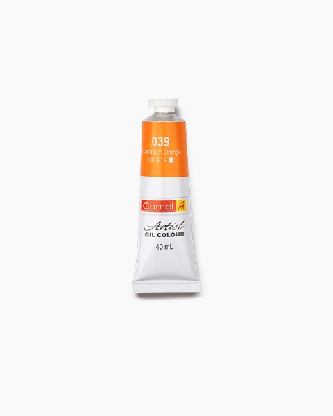 Picture of Camlin Artists Oil Colour Tube SR4 40ml Cadmium Orange (039)