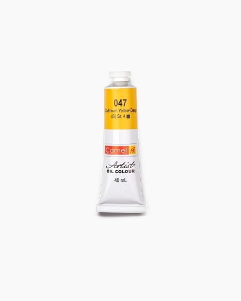 Picture of Camlin Artists Oil Colour Tube SR4 40ml Cadmium Yellow Deep (047)