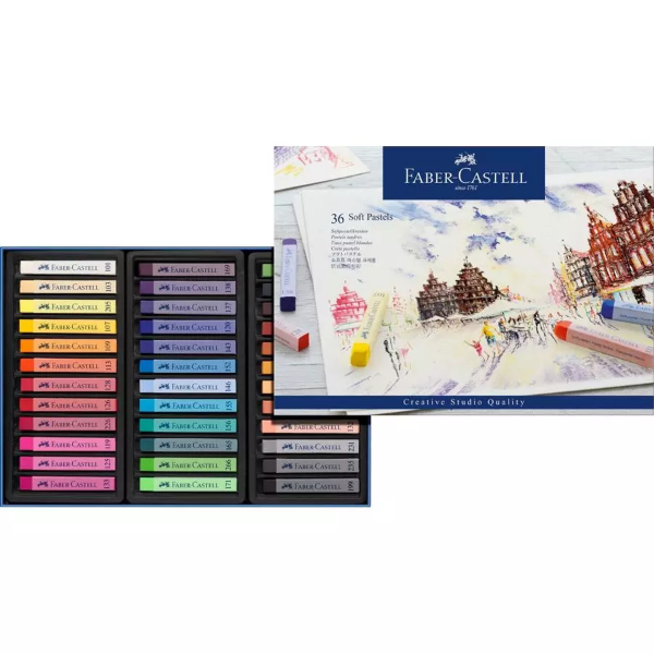 Picture of Faber Castell Soft Pastel - Set of 36 (128336)