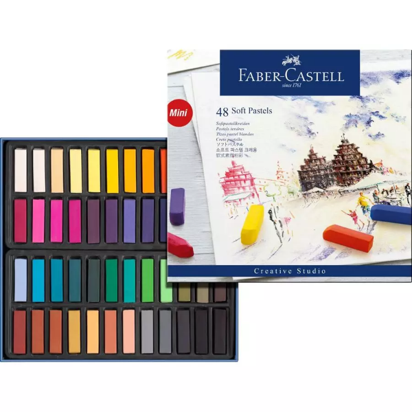 Picture of Faber Castell Soft Pastel Mini - Set of 48 (128248)