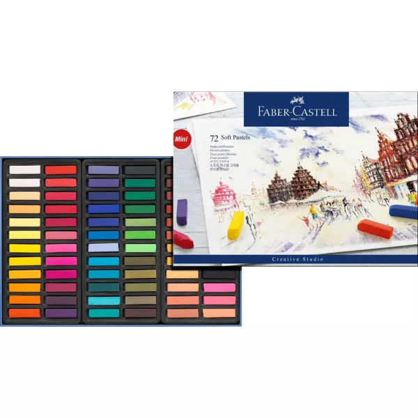 Picture of FABER CASTELL SOFT PASTEL MINI SET OF 72-128272
