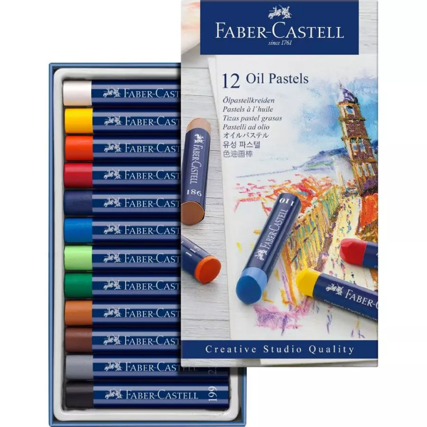 Picture of Faber Castell Oil Pastel - Set of 12 (127012)
