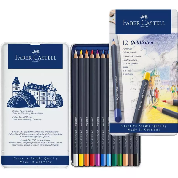 Picture of Faber Castell Goldfaber Colour Pencil - Set of 12