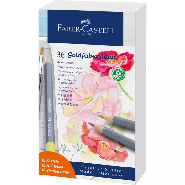 Picture of Faber Castell Goldfaber Aqua Colour Pencil - Set of 36