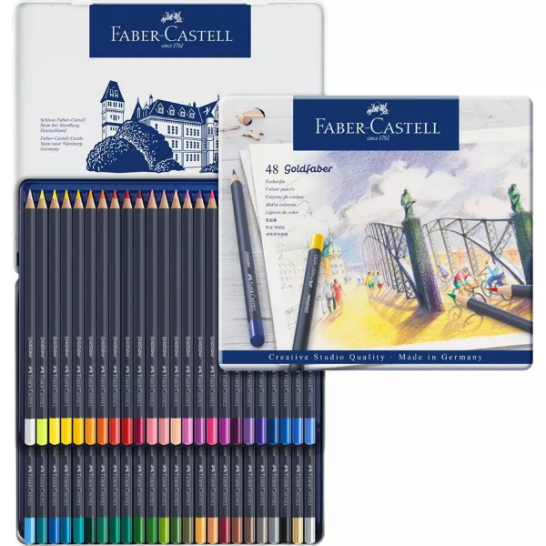 Picture of Faber Castell Goldfaber Colour Pencil - Set of 48