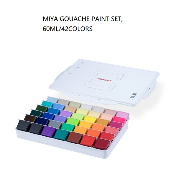 Himi Miya Gouache Paint - Set of 42 (60ml)