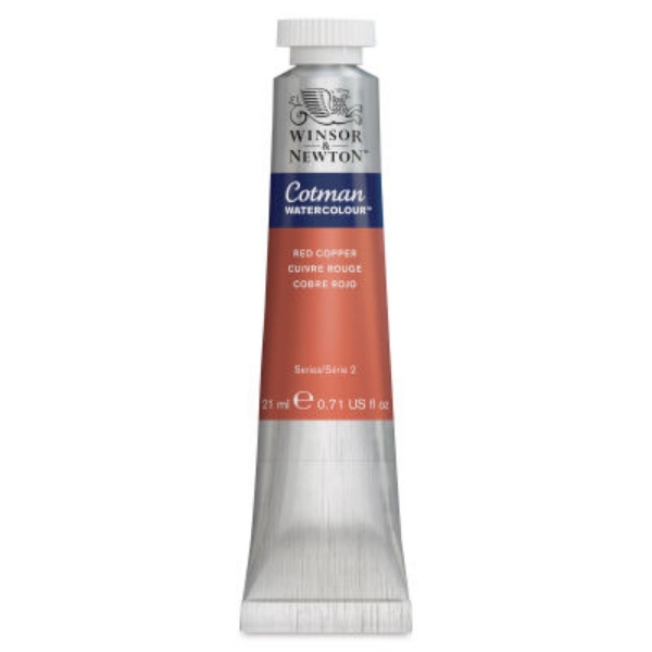 Picture of Winsor & Newton Cotman Metallic Watercolour 21ml - SR2 - Red Copper